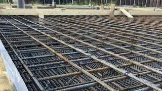 Бетонирование фундаментной плиты СИНЕРГИДОМА