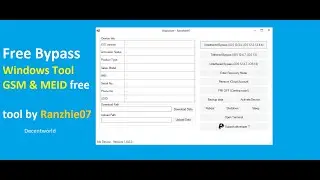 Free Icloud Bypass Windows tool latest by Ranzhie07