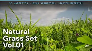 Natural Grass Set Vol.01 | UE5.4+