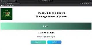 Farmer's market management system video