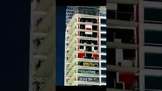 OTR graffiti huge 9 story fill in on giant LA sky scraper plus more