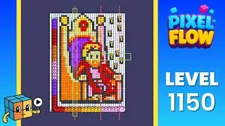 Logic Breakdown: Pixel Flow Level 1150 (Very Hard) Walkthrough - The king sits on the throne.