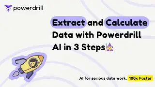 Extract and Calculate data with Powerdrill AI in 3 steps🧙‍♀️