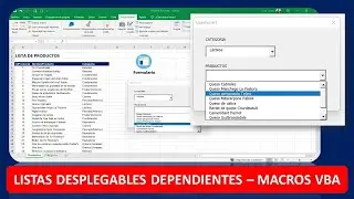 Excel: Dependent Drop-Down Lists 2022 | Dynamic Lists | Combo Box | Multiple Lists