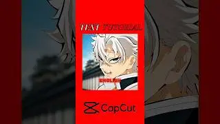 Capcut Text Tutorial #mangaedit #manga