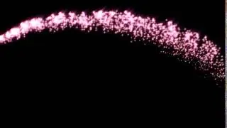 Video footage effect  glitter fireworks 2