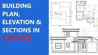 1500 SQFT PLAN FRONT ELEVATION AND SECTION