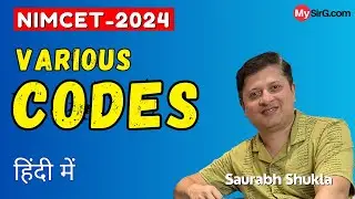 Lecture 6 | Various Codes | Computer Awareness | NIMCET | MySirG