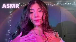 ASMR Fast & Aggressive Fabric/Clothes Scratching & Sounds 💜 (Hand Movements + Mouth Sounds)