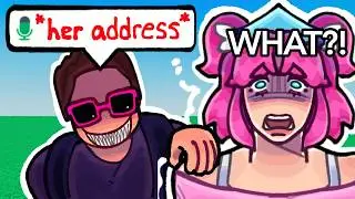 Trolling Youtubers as CREEPY STALKER on Roblox Voice Chat...