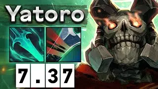 Яторо на Врейз Кинге, уверенная игра от керри Team Spirit - Yatoro Wraith King 7.37 DOTA 2