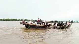 Penyebrangan dari Tanjung Sarang Elang ke Labuhan Bilik #labuhanbatu #pulausikantan #sumaterautara