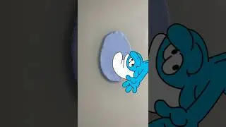 Классно я цвет подобрал #смурфик #smurf #пластилин #своимируками #хендмейд #shorts