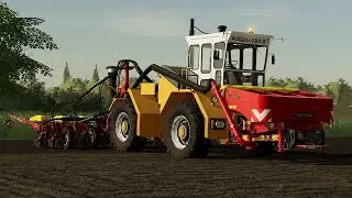 Farming Simulator 2019. Рассвет. Подготовка к посевной. Посевная, часть 1.