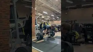 ОФП, тяга 200*5 с плинтов 5см #спорт #powerlifting #sports #fitness #motivation