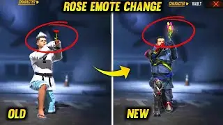 PROPOSE EMOTE  AFTER OB33 UPDATE|ROSE EMOTE ANIMATION CHANGE - GARENA FREE FIRE