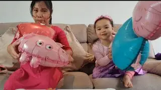 PEPPA PIG FOIL BALLOONS |INFLATING |PEPPA PIG