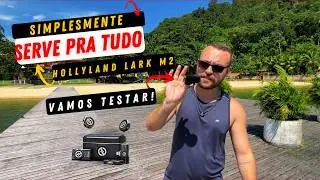 Testando o melhor e menor microfone de lapela do mundo | Hollyland Lark M2
