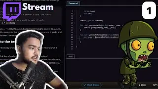 Learning Solidity with crypto zombies.. | twitch livestream