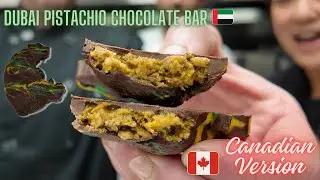 Viral Dubai Pistachio Chocolate Bar with a Canadian Twist