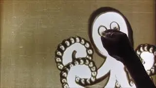 Рисование песком для начинающих  Занятие 10