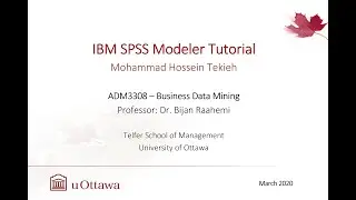 IBM SPSS Modeler Tutorial on Data Mining Process
