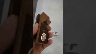 Alman Parabellum 9mm İçin Özel Ahşap Ceviz Kabze.