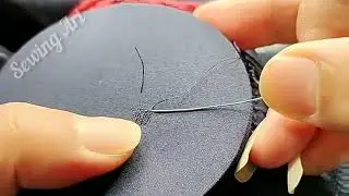 How to Repair a Hole in Pants with a Sewing Needle
