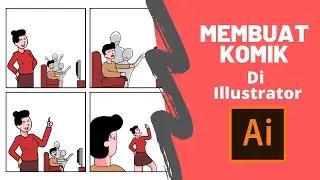 Cara Mudah Membuat Komik Di Adobe Illustrator | #02