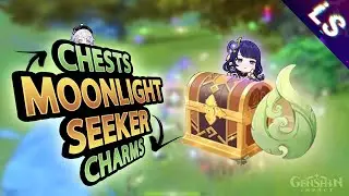 Moonlight Seeker Quest + Chests & Charms 100% - Day 1 - Genshin Impact