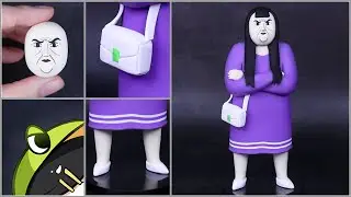 Real woman Air dry Clay figure Tutorial