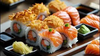 🍣 Купила роллы в ресторане и пробую дома! Честный отзыв + дегустация 🍣