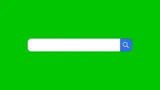 Web Browser Search Bar Animation | Green Screen | 4K | 60FPS | Free Download