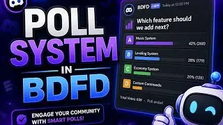 Poll System in BDFD | TuneMyDiscord | Bot Designer For Discord |
