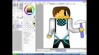 Как рисовать арты в программе Paint tool sai.