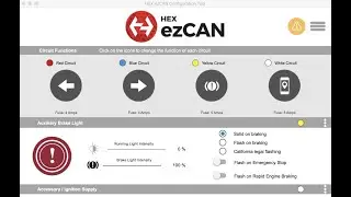 ezCAN Accessory Manager Options and Bonus Features for Motorcycle Trailer Lighting Applications