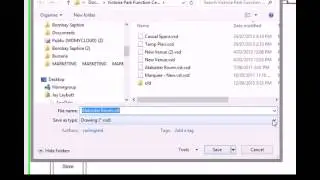 Save a Visio File to AutoCAD Drawing