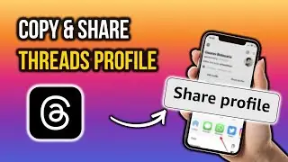 How to Copy & Share Threads Profile Link