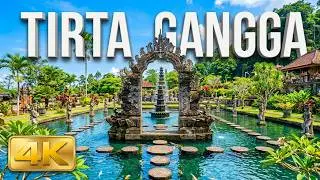 Tirta Gangga ,Bali , Indonesia , Drone , 4K