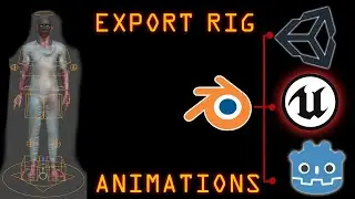 How to Export Rig and Animation from Blender