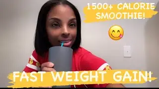 GET THICK QUICK! | Yummy 1500+ Calories Smoothie Recipe | Serious Mass Powder