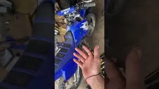 I just got TBONED on the TTR90 by my buddy on his quad