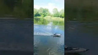 Awesome Fast Speed Boat! #rc #rcboat #rcspeedboat #wltoys
