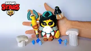 Making Brawl Stars Odin Cordelius - Clay Art ⚡️🐦‍⬛