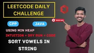 2785. Sort Vowels in String | Leetcode problem of the day