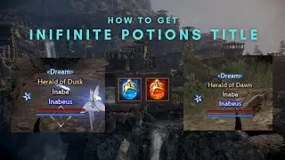 BDO How to get COLORED Infinite Potion Titles