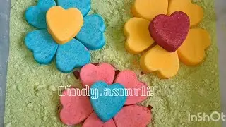 collab with @multicrusheswithmimi 18 little hearts 💙🩷💛 #reformedgymchalk #crunchyasmr #asmr