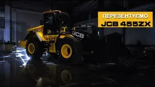 Потужне відео з надпотужним фронтальним навантажувачем JCB 455zx