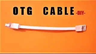 How to make an OTG cable -DIY-