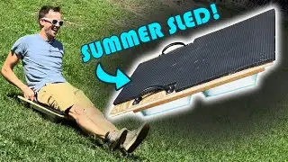 Building a DIY Summer Sled! Ice Blocking Upgrade